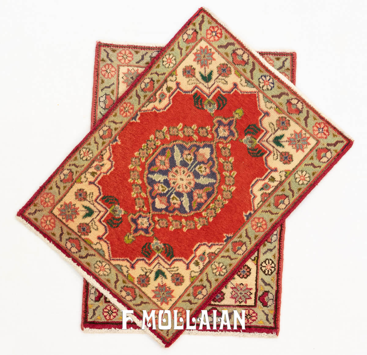 Small Rug Tabriz Pair (77x55 cm cm)